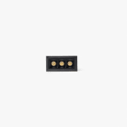 Faro - TROOP encastrable 3x2W noir-noir 15° 3000K CRI90 3x2W 3000K IP 20700mA CC classe