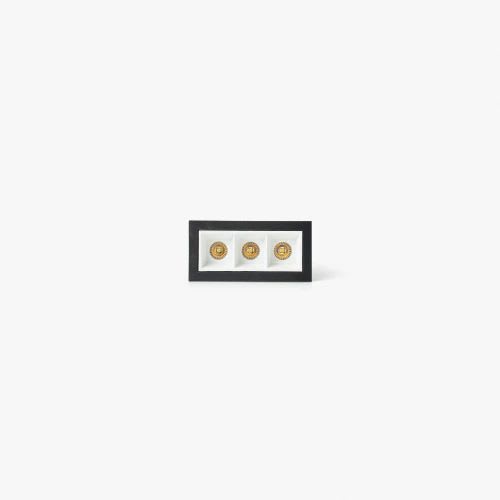 Faro - TROOP encastrable 3x2W noir-blanc 48° 3000K CRI90 3x2W 3000K IP 20700mA CC class