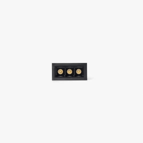 Faro - TROOP encastrable 3x2W noir-noir 48° 3000K CRI90 3x2W 3000K IP 20700mA CC classe