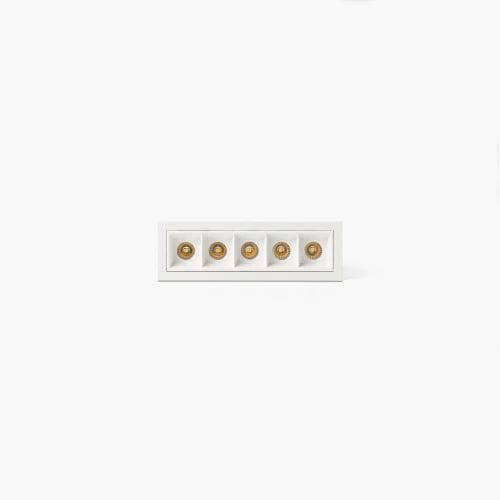 Faro - TROOP encastrable 5x2W blanc-blanc 48° 4000K CRI90 5x2W 4000K IP 20700mA CC clas