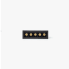 Faro - TROOP encastrable 5x2W noir-noir 48° 4000K CRI90 5x2W 4000K IP 20700mA CC classe