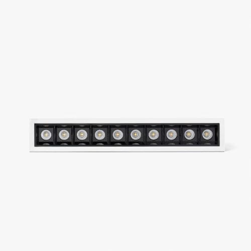 Faro - TROOP encastrable 10x2W blanc-noir 15° 2700K CRI90 10x2W 2700K IP 20700mA CC cla