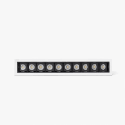 Faro - TROOP encastrable 10x2W blanc-noir 15° 2700K CRI90 10x2W 2700K IP 20700mA CC cla