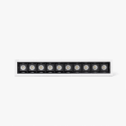 Faro - TROOP encastrable 10x2W blanc-noir 36° 2700K CRI90 10x2W 2700K IP 20700mA CC cla