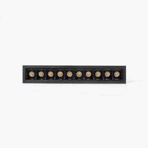 Faro - TROOP encastrable 10x2W noir-noir 15° 3000K CRI90 10x2W 3000K IP 20700mA CC clas
