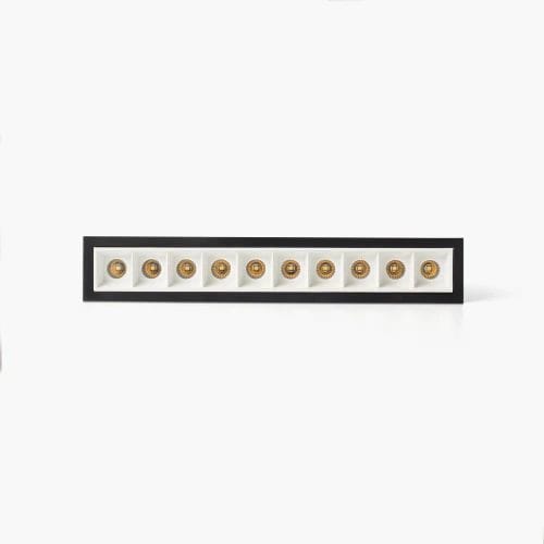 Faro - TROOP encastrable 10x2W noir-blanc 36° 3000K CRI90 10x2W 3000K IP 20700mA CC cla
