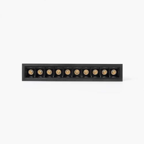 Faro - TROOP encastrable 10x2W noir-noir 48° 4000K CRI90 10x2W 4000K IP 20700mA CC clas