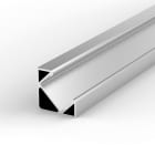 Faro - Embouts pour profil surface gris 45° (C13) 2uds. IP classe I