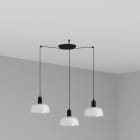 Faro - Tatawin S 3L Lampe suspension blanche Light Source: E27 15W 50/60Hz IP20 Classe:
