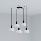 Faro - Tatawin S 5L Lampe suspension blanche Light Source: E27 15W 50/60Hz IP20 Classe:
