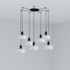 Faro - Tatawin S 7L Lampe suspension blanche Light Source: E27 15W 50/60Hz IP20 Classe: