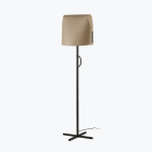Faro - Luang Lampadaire noire/camel Light Source: E27 15W IP20 Classe:II CRI: 100V-2