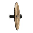 Faro - Costas 600 H140 Lampe applique/plafonnier noire/rotin Light Source: E27 15W 50/6