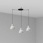 Faro - Venice 3L Lampe suspension blanche Light Source: E27 15W 50/60Hz IP20 Classe:I