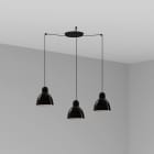 Faro - Venice 3L Lampe suspension noire Light Source: E27 15W 50/60Hz IP20 Classe:I  CR