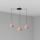 Faro - Venice 3L Lampe suspension rose Light Source: E27 15W 50/60Hz IP20 Classe:I CRI