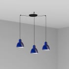 Faro - Venice 3L Lampe suspension bleu cobalt Light Source: E27 15W 50/60Hz IP20 Classe