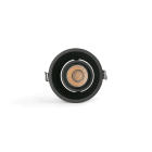 Faro - Tulipa encastré orientable noir 10W 4000K 15° Casambi
