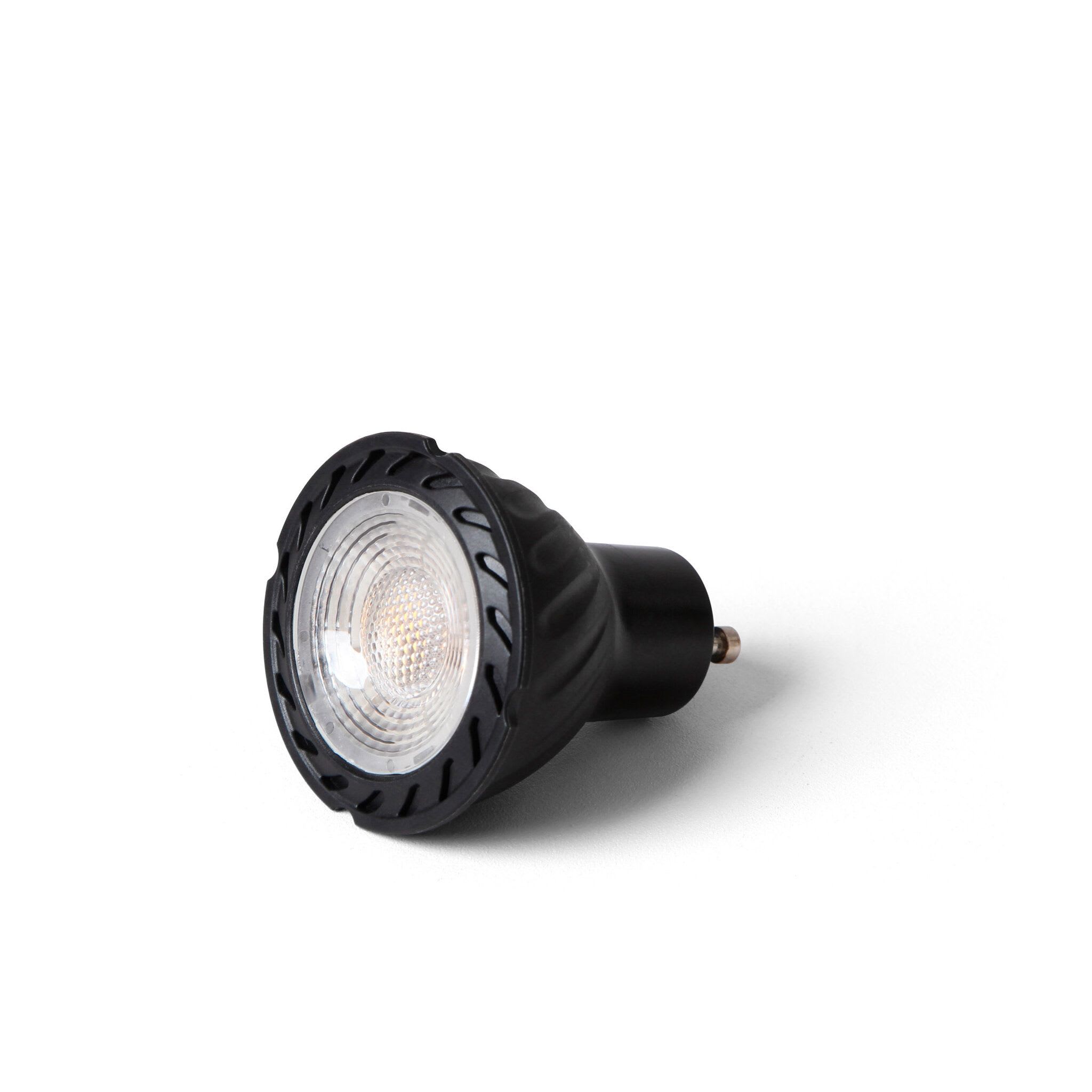 Faro - Ampoule GU10 LED 5W 2700K 60° noire