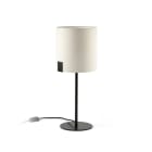 Faro - Nila Lampe de table noir et blanc cassé