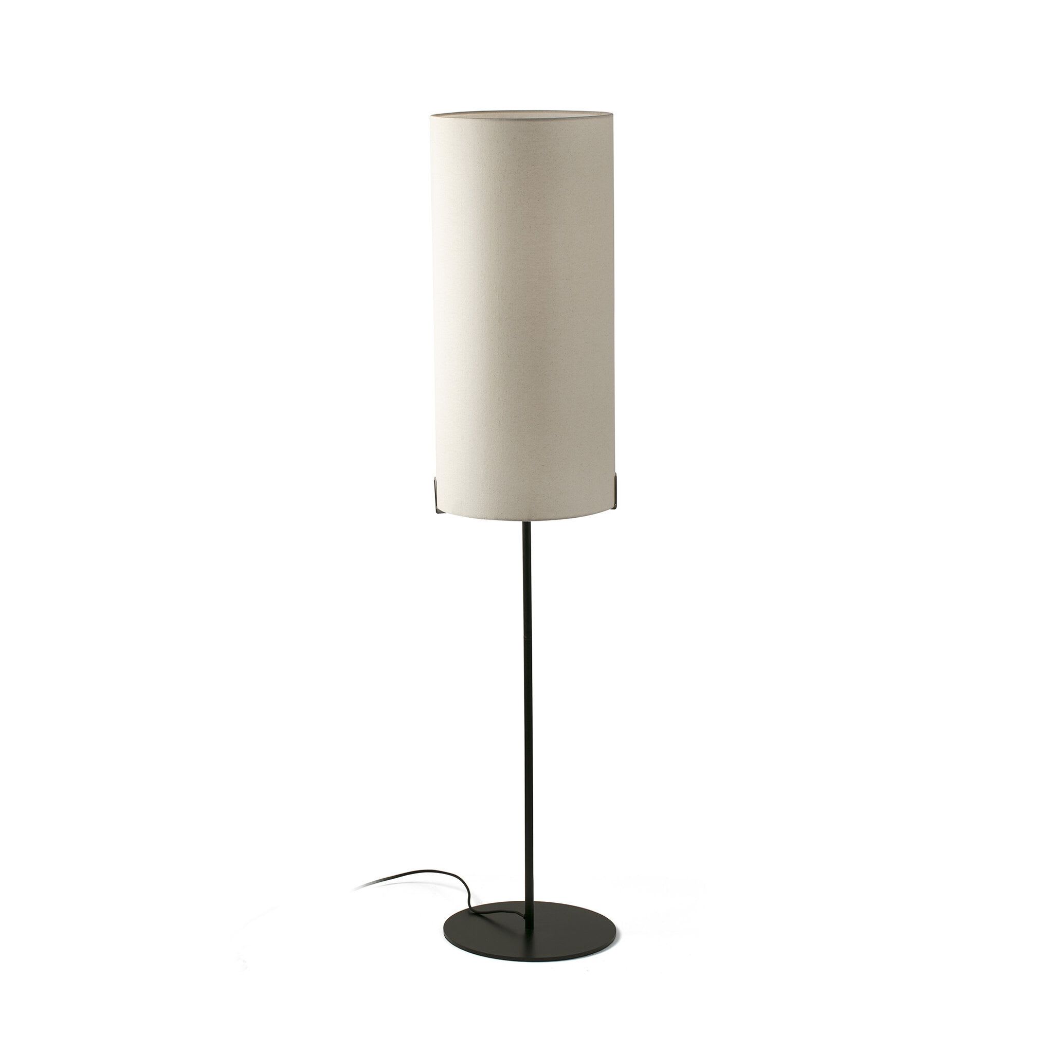 Faro - Nila Lampadaire noir et blanc cassé