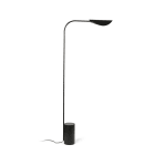 Faro - Lampadaire noir - source lumineuse G9 non incluse - IP20 - Puissance max 6W.