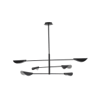 Faro - Suspension noir - source lumineuse G9 non incluse - IP20 - Puissance max 6W.