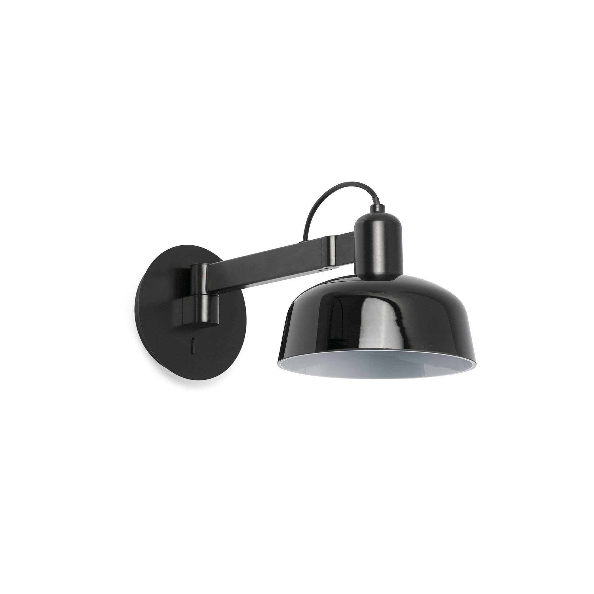 Faro - Tatawin Lampe applique bras murale noir