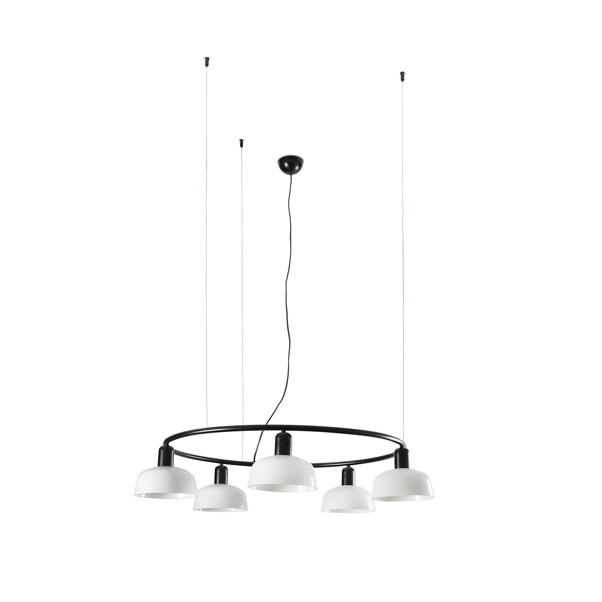 Faro - Tatawin S Lampe suspension circulaire blanche