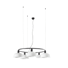 Faro - Tatawin M Lampe suspension circulaire blanche