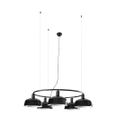 Faro - Tatawin M Lampe suspension circulaire noire