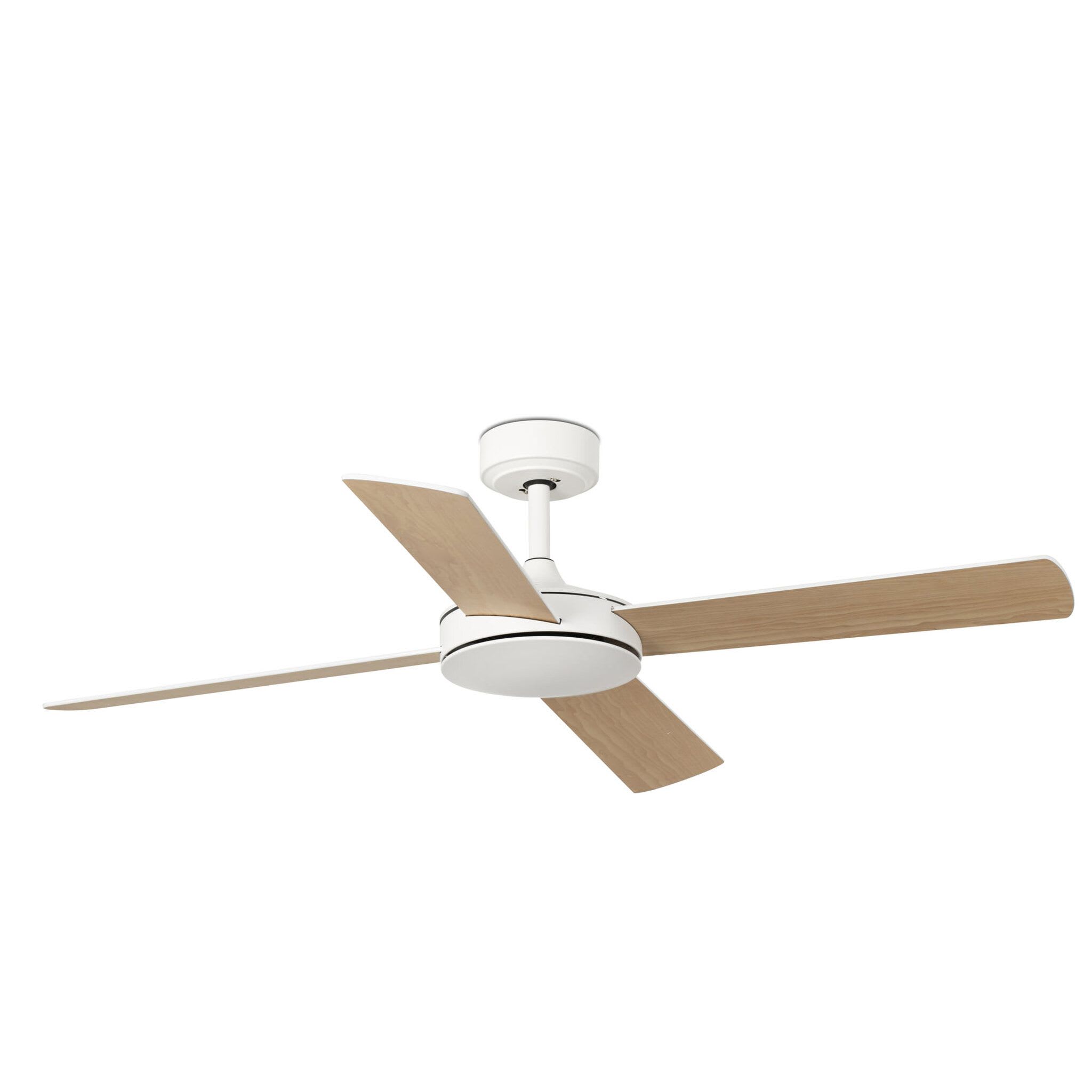 Faro - Mallorca L Ventilateur blanc/érable