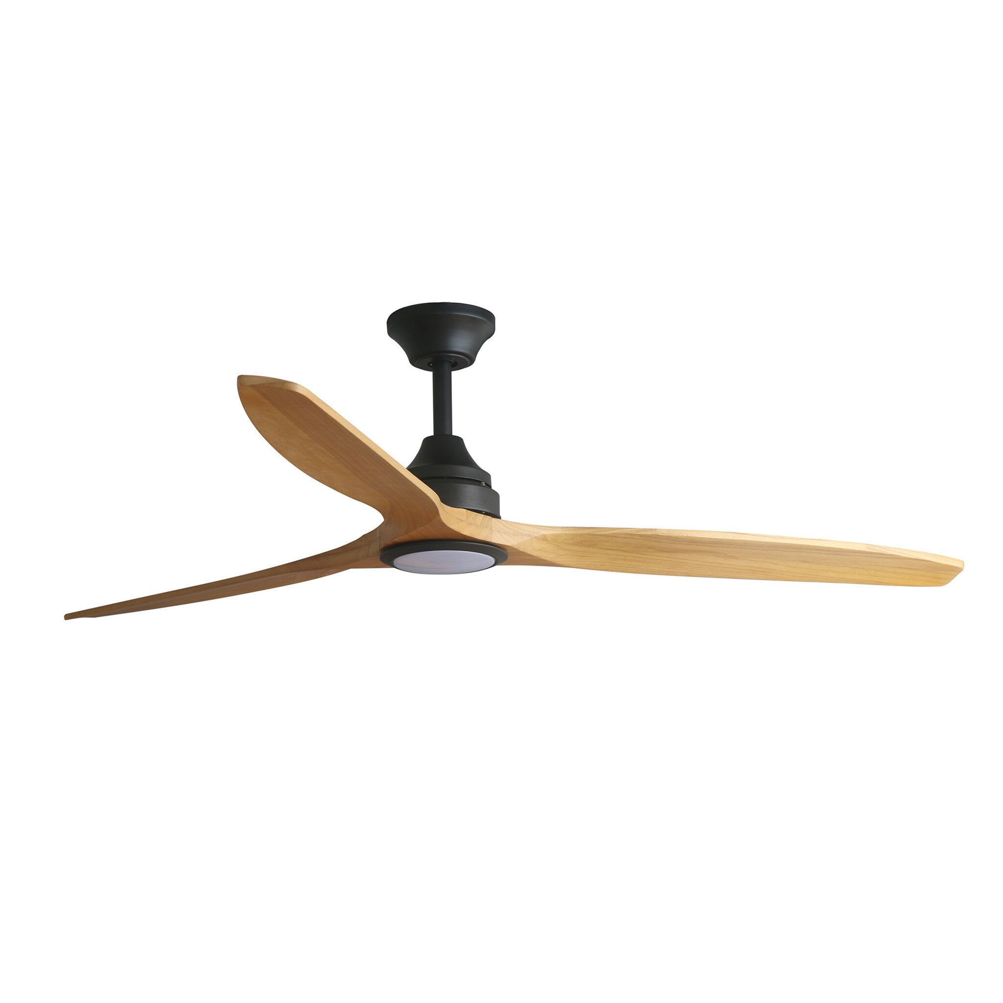 Faro - Alo L Ventilateur noir/bois DC CCT