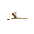 Faro - Alo L Ventilateur blanc/bois DC CCT