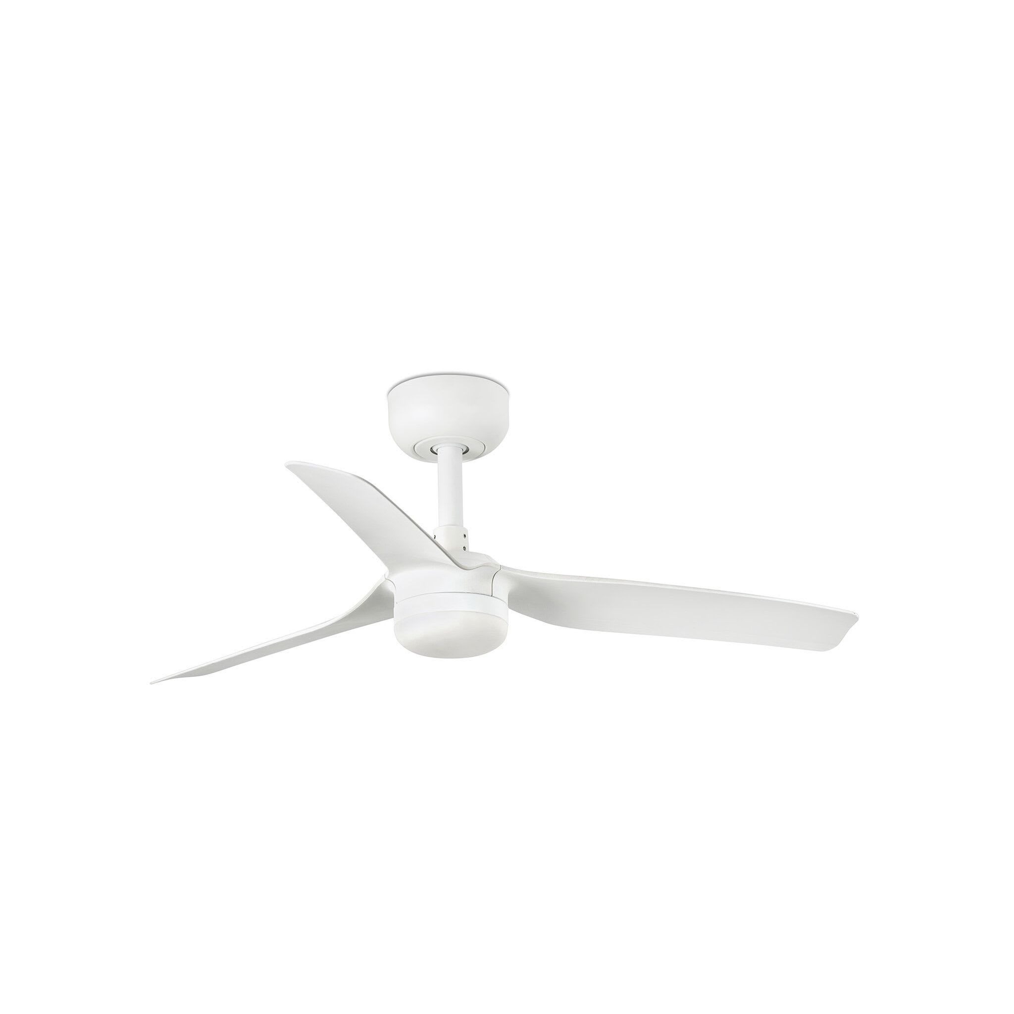Faro - Mini Punt Tub S LED Ventilateur blanc/bois clair DC