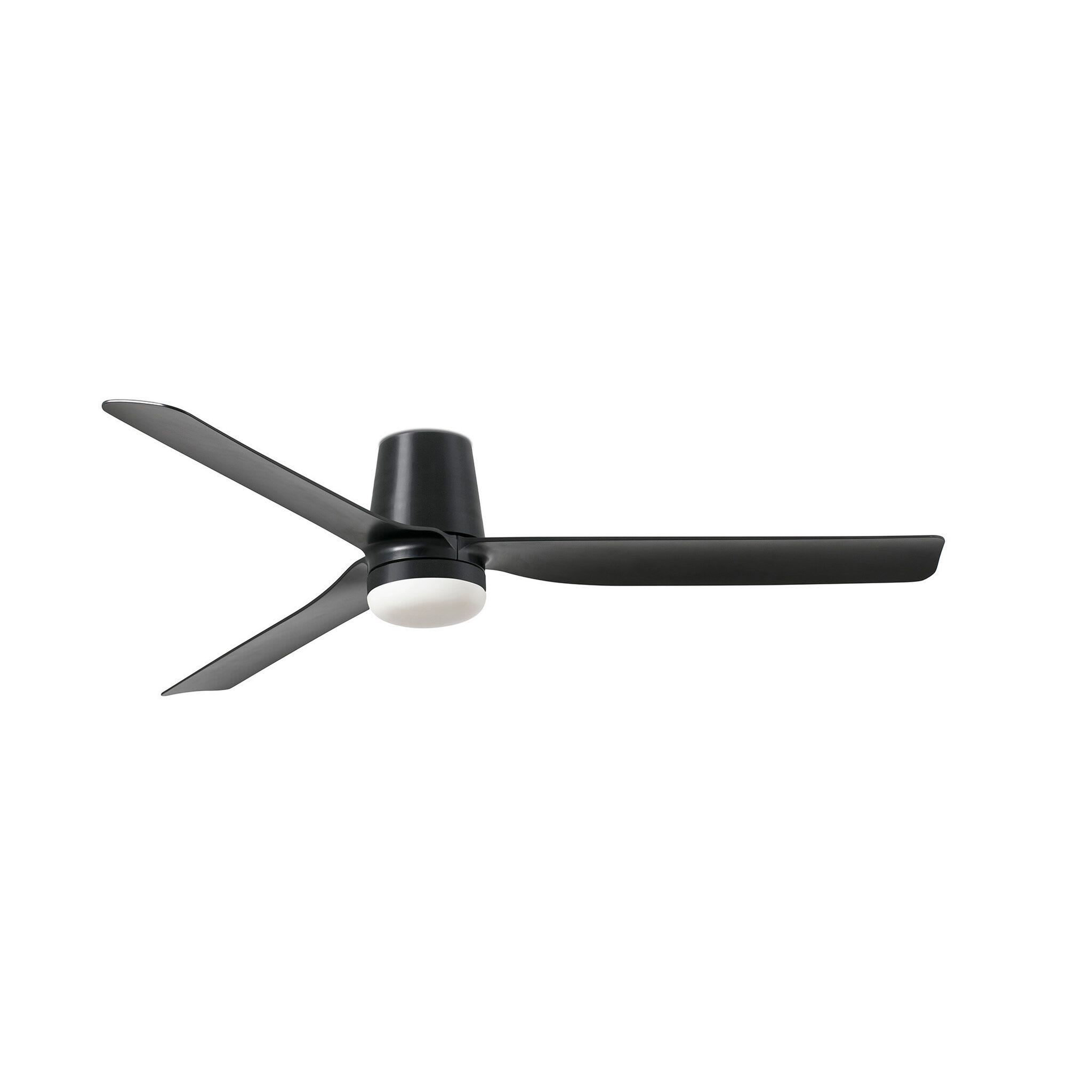 Faro - Punt Tub M LED Ventilateur blanc/bois clair DC smart