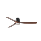 Faro - Punt Tub M Ventilateur blanc/bois clair DC smart
