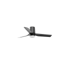 Faro - Mini Punt S LED Ventilateur blanc/bois clair DC smart