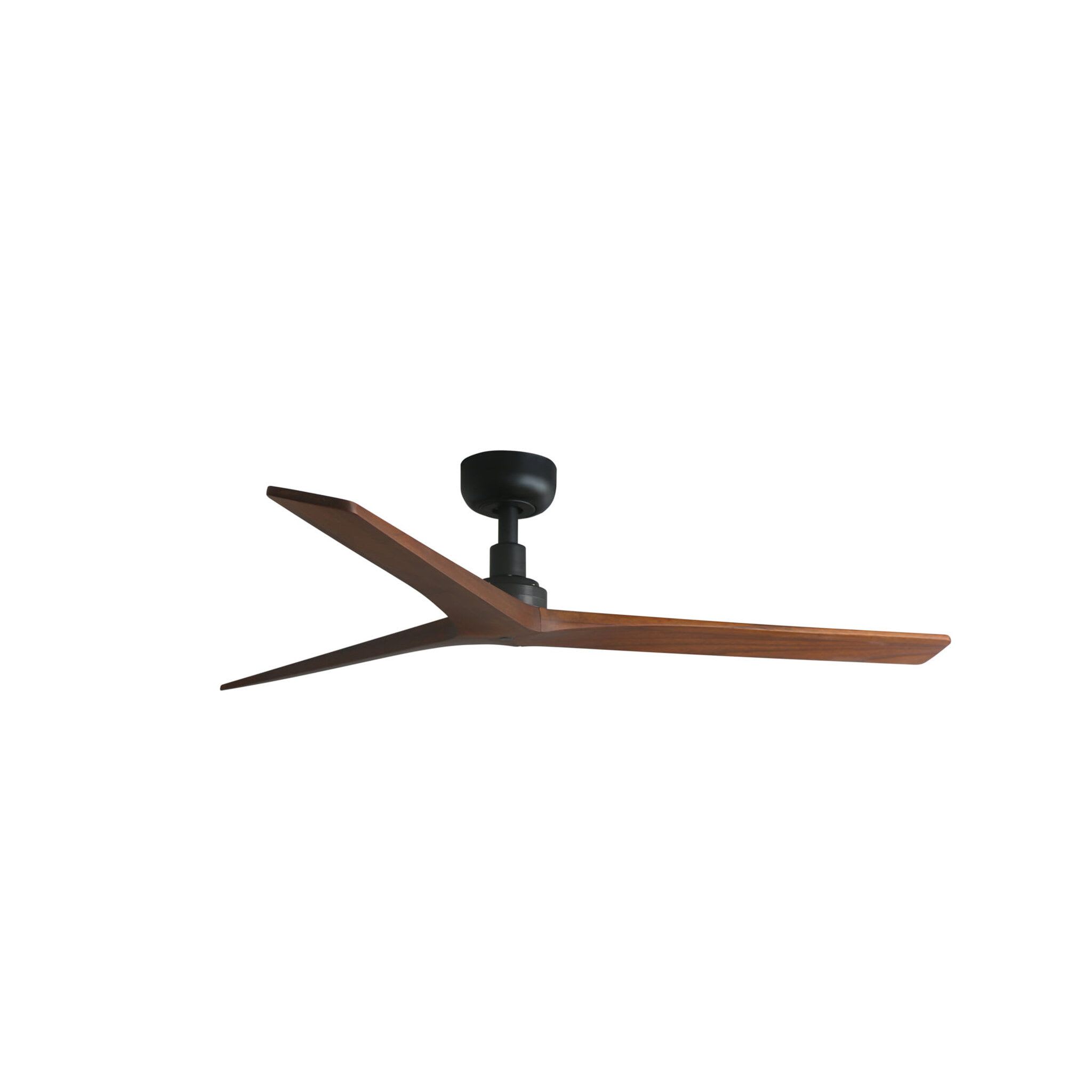 Faro - Klim M Ventilateur noir/noyer DC smart