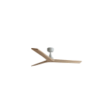 Faro - Klim M Ventilateur blanc/bois chêne DC smart