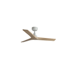 Faro - Klim S Ventilateur blanc/bois chêne DC