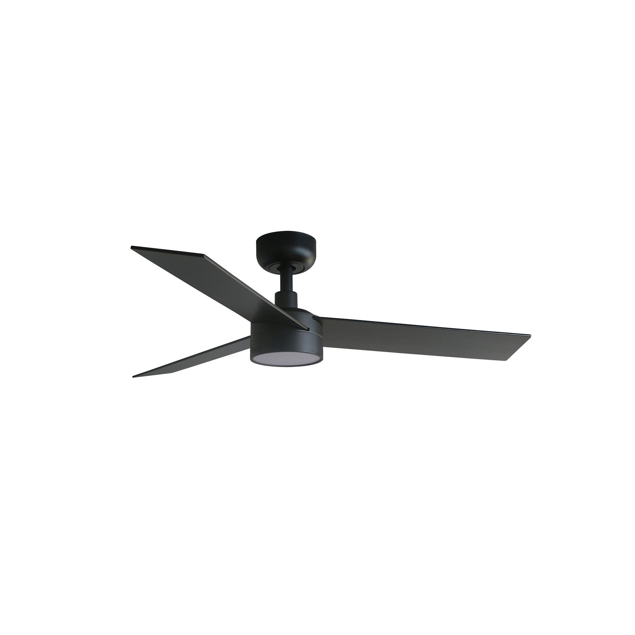 Faro - Rudder S LED Ventilateur noir/noyer smart