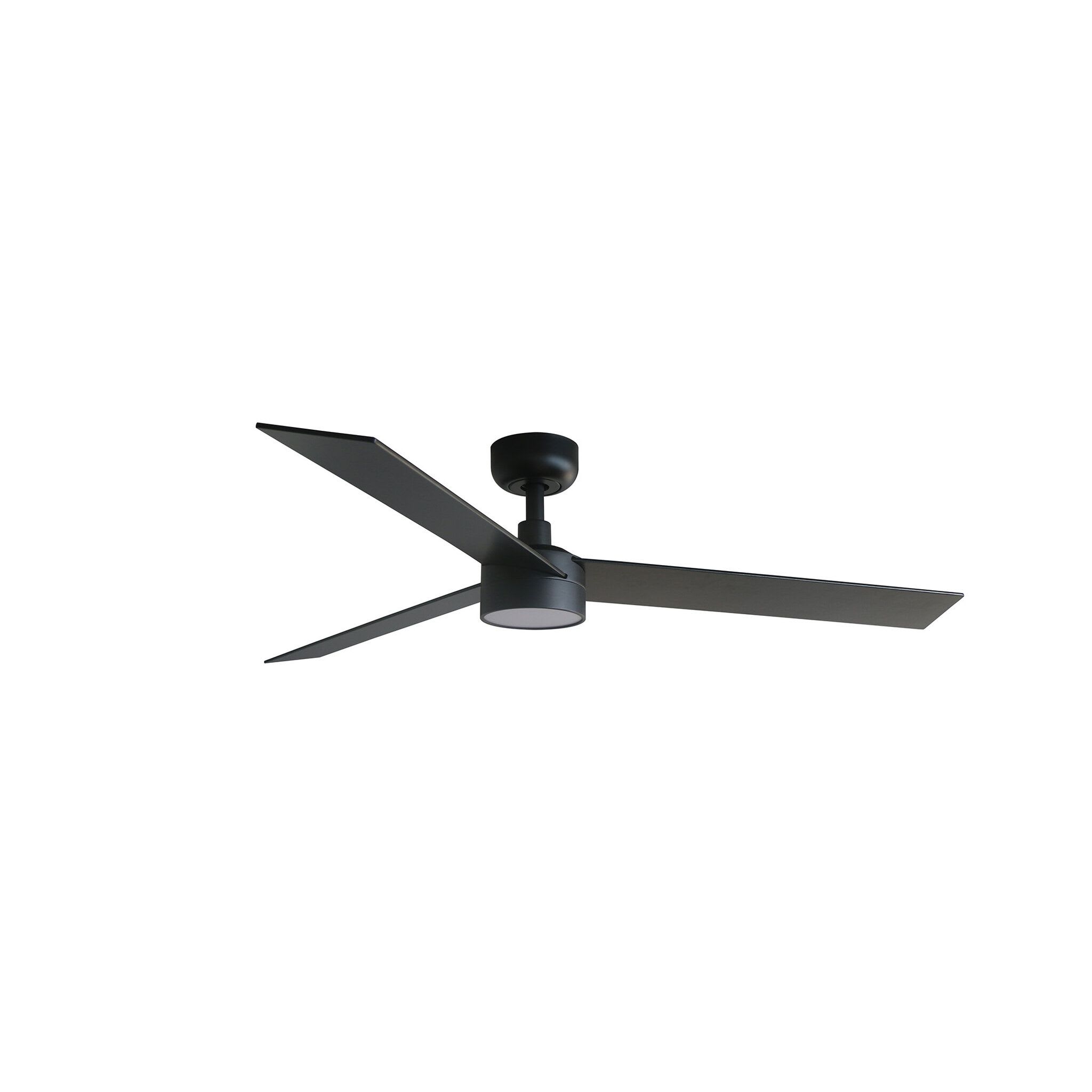 Faro - Rudder L LED Ventilateur noir/noyer smart
