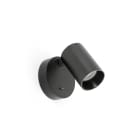 Faro - Stan Lampe applique noir avec interrupteur