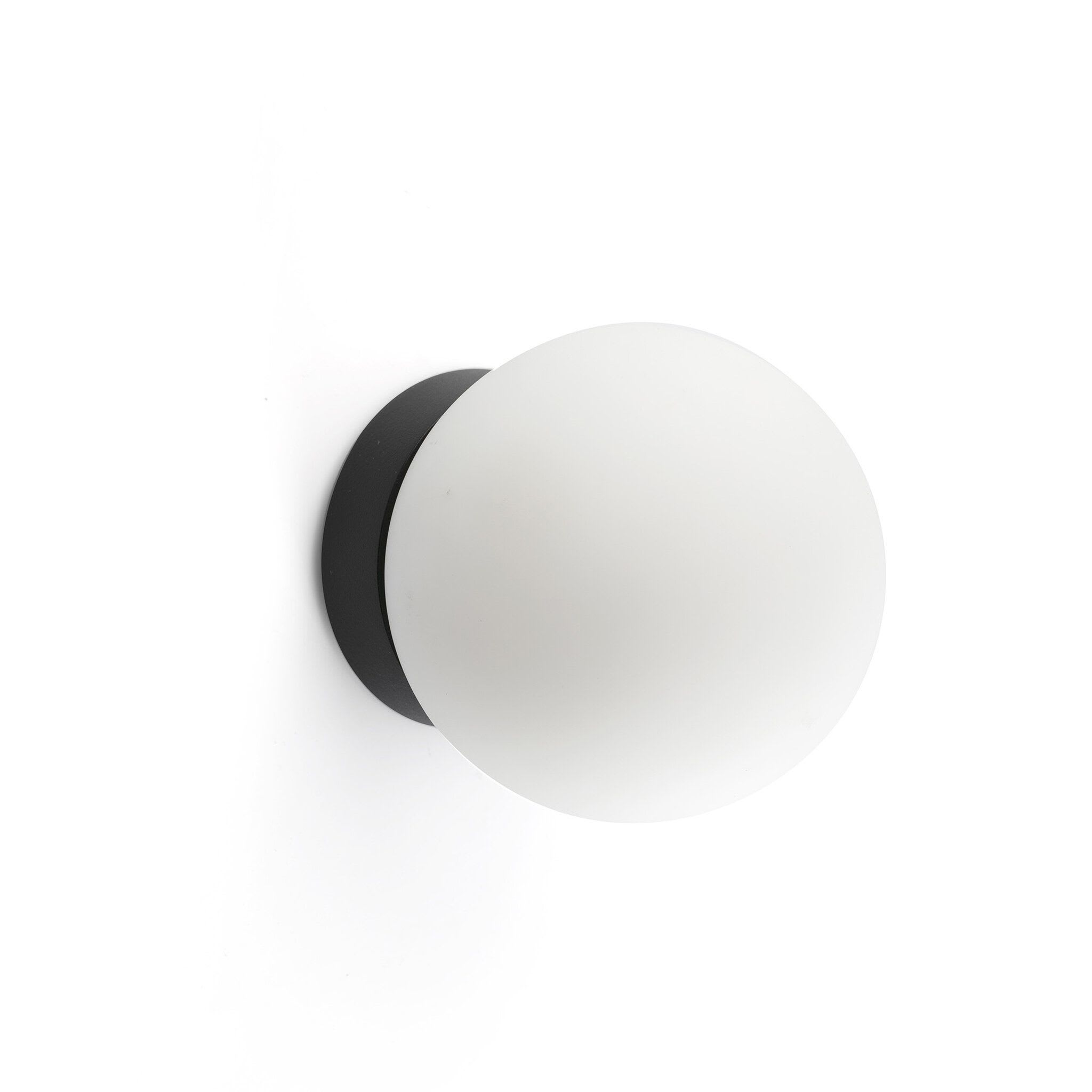 Faro - Ping Lampe applique/plafonnier noir - IP44 - SMD LED 3000K
