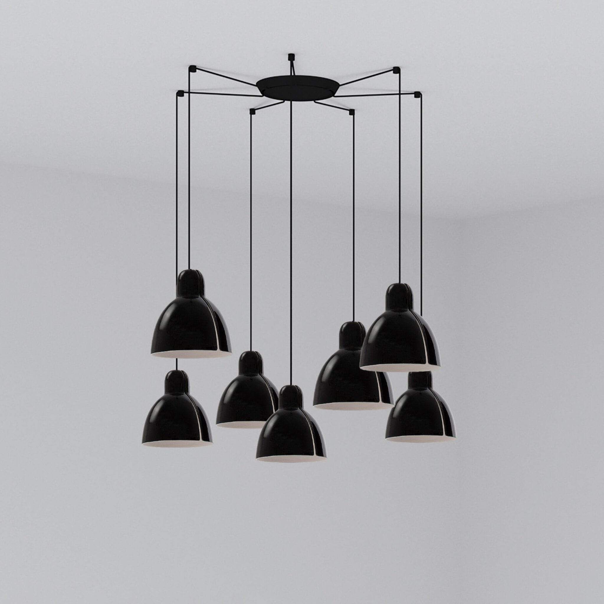 Faro - Venice 200 7L Lampe suspension noire