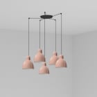 Faro - Venice 200 5L Lampe suspension rose