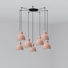 Faro - Venice 200 7L Lampe suspension rose