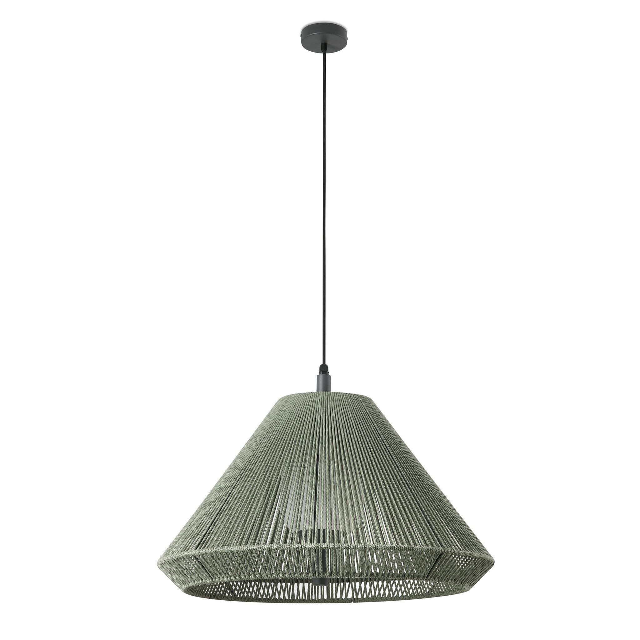 Faro - Saigon Out C70 Lampe suspension vert olive cone cap