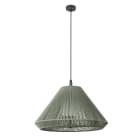 Faro - Saigon Out C70 Lampe suspension vert olive cone cap